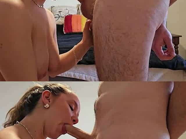 Choking on his ramrod is my favourite hobby - Sloppy deepthroat, Throatpie