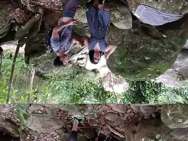 Girl Lets Her Teacher Fuck Her in the Woods After College. She Is Very Accommodating and Lets Him Record It