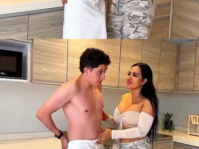 My wife introduces me to a bitch maid and sees us screwing - PipeBoy