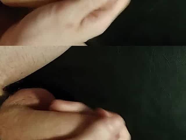 Close-up wanking until I burst