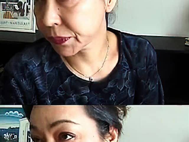 Blowjob from my mature Asian wife