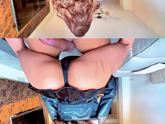Latin chick Hotwife Riding Unfathomable and Groaning for a Large Schlong
