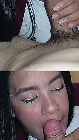 Home Sex with My Horny Latin Stepmom, She Gives Me a Good Morning Blowjob Home Sex in Spanish Latin Porn