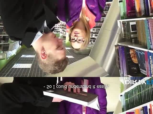 Josh Takes Advantage Of Nerdy Girl In Local Bookstore