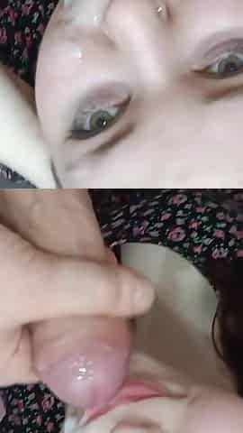 A selection of cumshots in the mouth after a blowjob from Marish