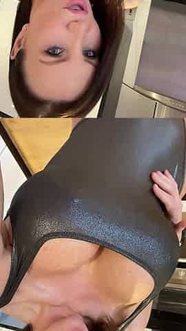 Glitter Leotard Booty, Boots & Explosive Squirting