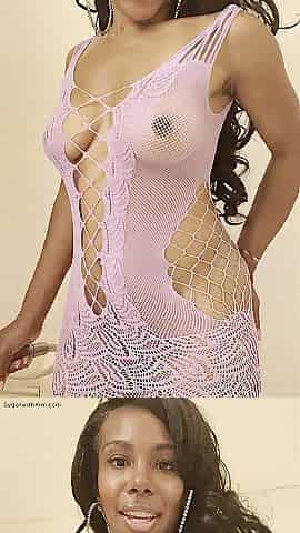 Moist vs. Dry Try On in the Shower in a Watch Throughout Fishnet Purple Costume.