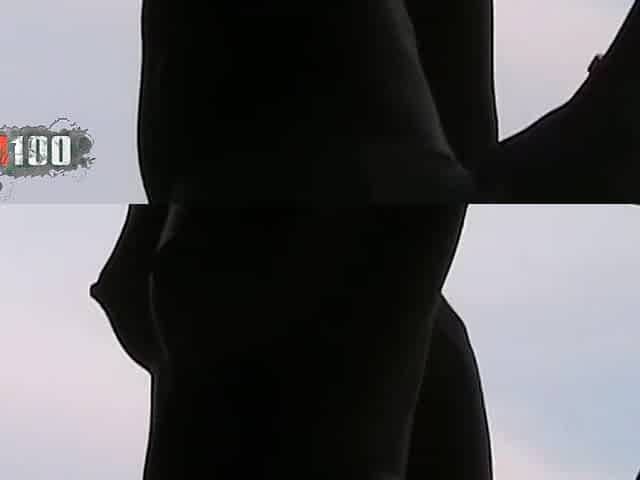 Alys Rebel: Nice Brunette Alys Rebel Removing Clothes Wearing a Sexy Short