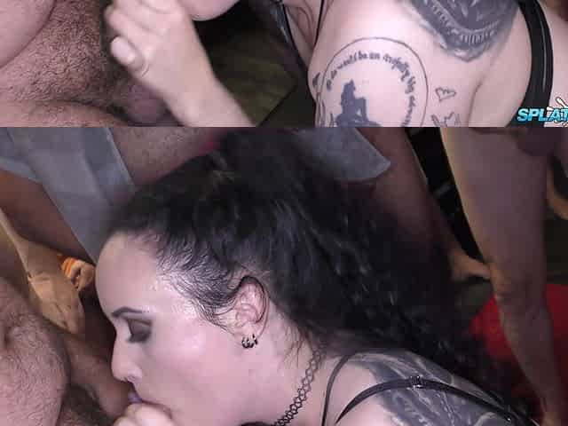 Redhead Punk Babe Doesn't Want One Drop of Cum to Go Into Waist