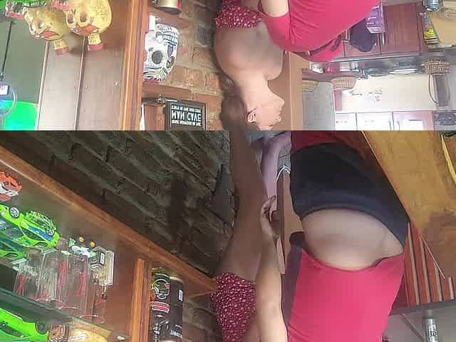 Quickie anal creampie