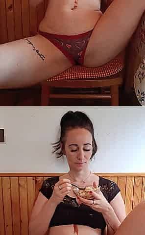 Melting Ice Cream All Over My Stripped Body & Solo Play