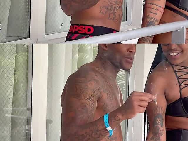 BUBBLE BOOTY BLACK BADDIE BELLA CUMMS GETS SCREWED BY BBC DURING HOTEL RENDEZVOUS