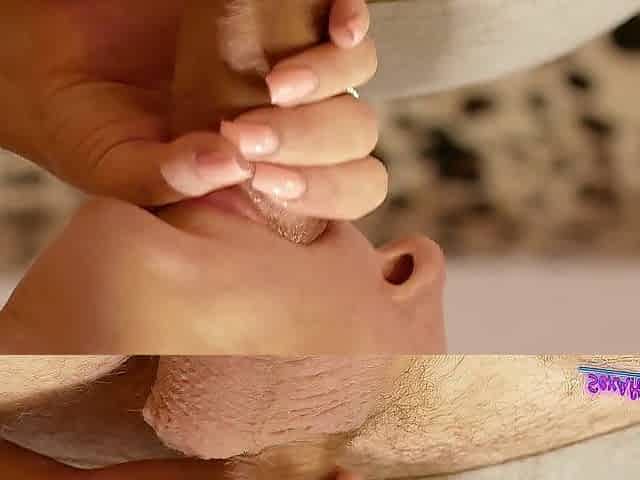 Pulsating Jock in Braces Throat