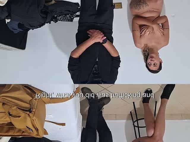 Girl Is Searched and Caught by Airport Security