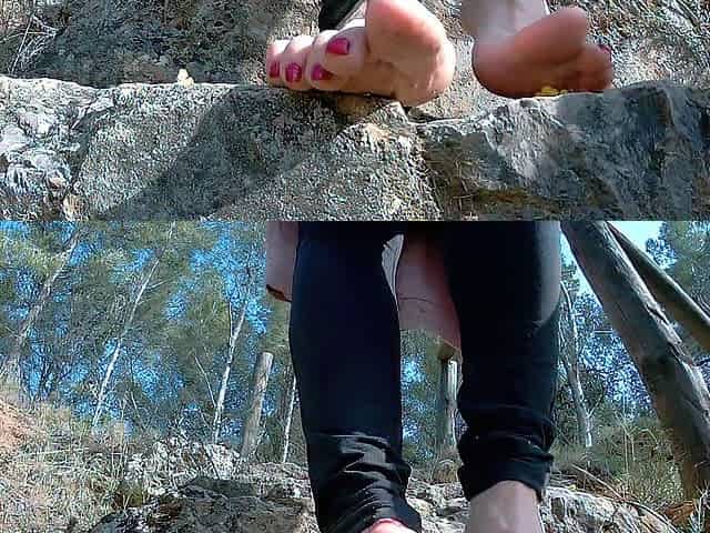 Look at my obscene naked feet!!