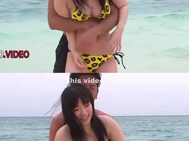 Hina Maedas In Sultry Jav Action Hot Asian Babe Sucking Fucks On Sunny Beach