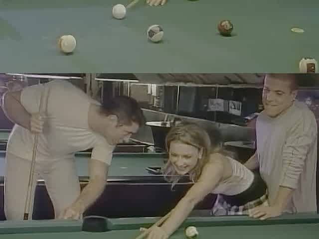 A Penis in the Booty and One in the Throat in the Pool Hall