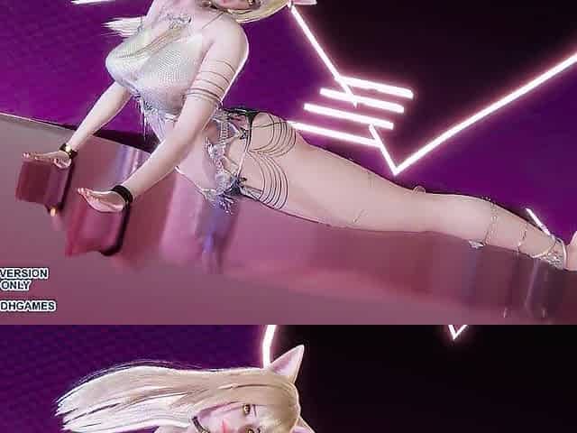 MMD Ahri Sexy Erotic Dance League of Legends Comics Uncensored 4K 60FPS