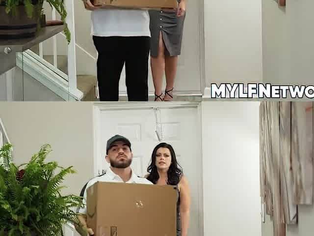 Pissed Housewife Rides The Hard Cock Of Delivery Rider Peter Greena - Nadia White
