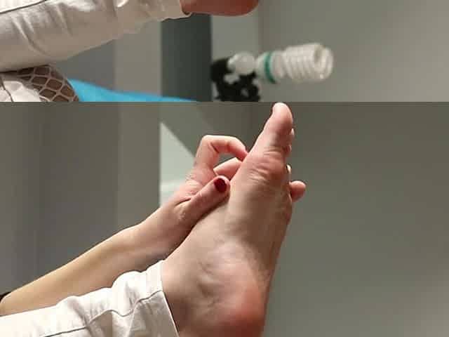 Feet Playing During Watching TV