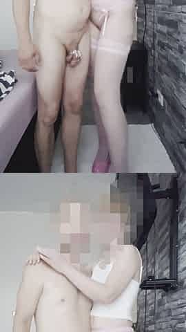 Cuckold Couple Playing with Dildo