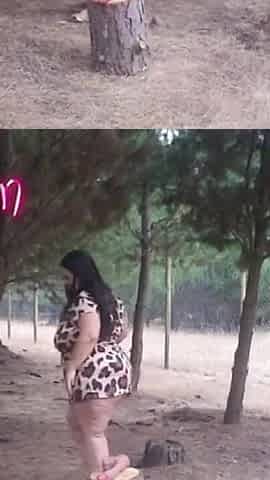 Recoping Woods Sexy Stepmom Outdoors