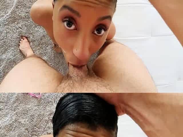 Interracial Titjobs and Ebony Babe Fucking
