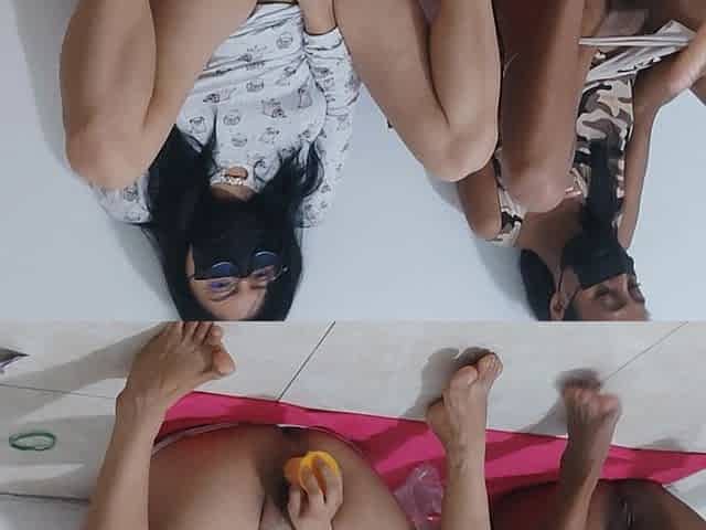 I'm with My Stepsister Celebrating Her Divorce with a Delicious Homemade Masturbation