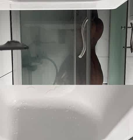 Caught on Camera While a Girl Showers at the Spa
