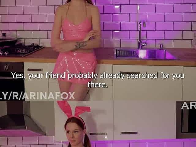 School goddess loses bet, tears up neighbor in rose bunny costume. LIFE STORY - XXX!