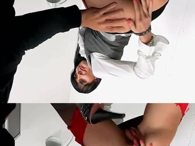 Dean Van Damme And Lena Frank - Sexy Office Milf In Lingerie Teased And Fingered Wild