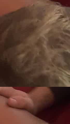 Pierced MILF fucked and creampied on the couch
