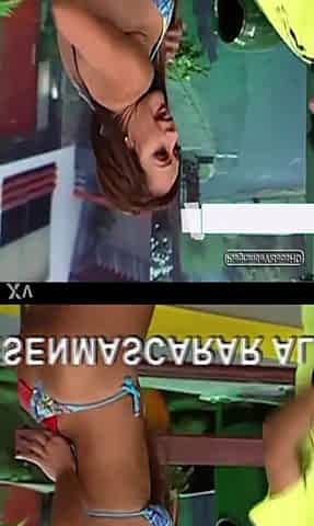 Dorita Orbegoso tremendo culazo en TV - peruana bikini