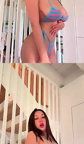 Louisa Khovanski Rubs Her Big Tits And Pussy Onlyfans Video