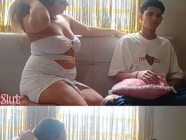 Fucked a Hot Insatiable Crown While Her Tame Cuckold Husband Gets to Work