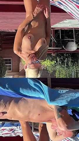 Tatiana and Ian Have Great Sex by the Pool