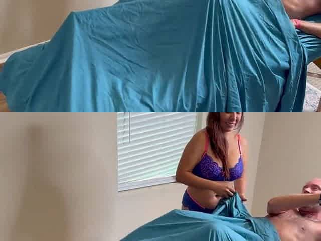 Married Masseuse Daisy Foxxx Takes Admirable Care of Her Client