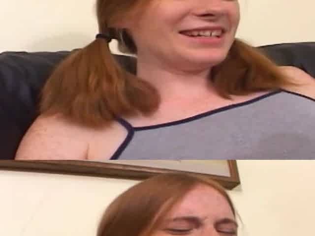 Suggar Dad Bangs Teen Redhead in front of his Wife