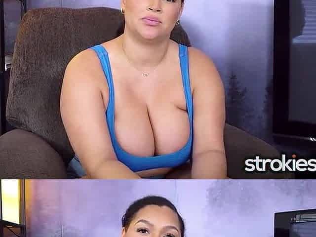 STROKIES POV Tugjob and Dick Jerking off with Ashlyn Peaks