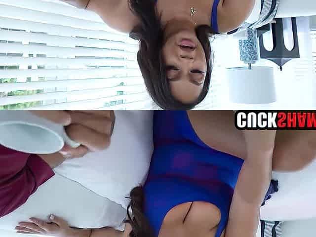 Cuckold spouse watching wife taking care of brokenhearted ally