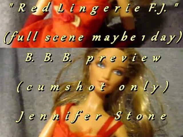 B.B.B. preview: Jennifer Stone "Red Underware"(cum merely) AVI no slomo