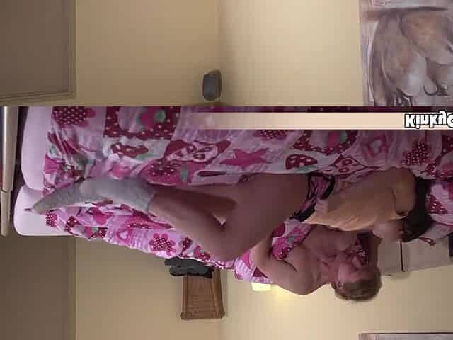 Russian Teen 18+ Exercising On Grandpas Very Old Cock