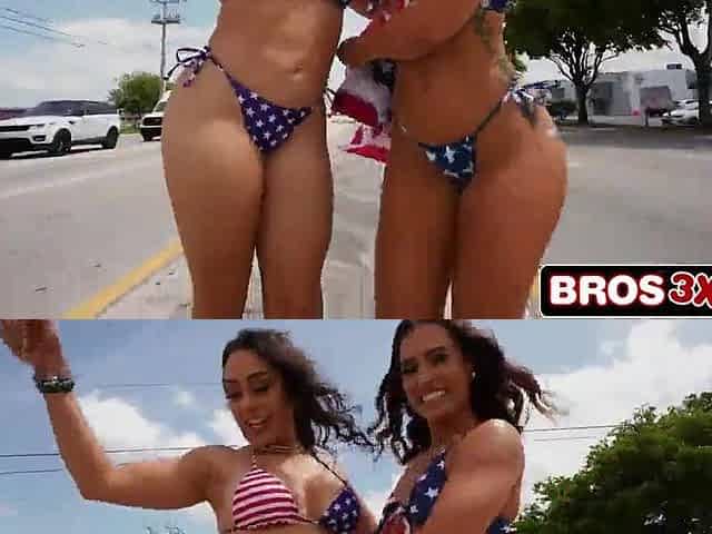 Double Trouble Ass Call on the fourth of July