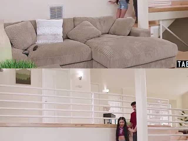 Cute ebony thot gets screwed in the booty by a large white wang