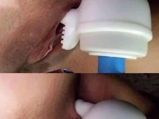Sweet beauty masturbating on webcam close up