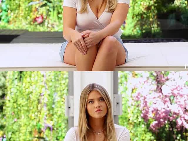 Good-looking blonde cutie with insane naturals makes for finest audition