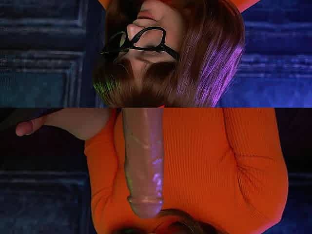 Jinkies! Velma Lifts Hirsute's Curse by Making Him CUM!