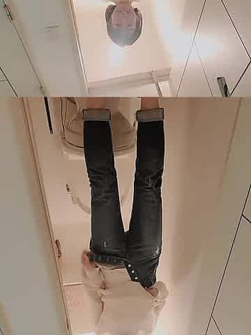 Mature Woman's Daily Life Toilet