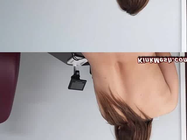 Doctor gives patient anal exam