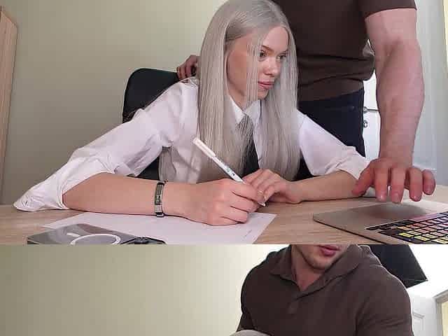 Trainer drilled a youthful student during a lesson